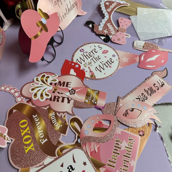 Glamorous princess Birthday party 33 decorations - Picture 4 of 11